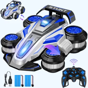 High-Speed Drift RC Stunt Auto | 360° Rotatie Vormveranderend Speelgoed | Transformerende Afstandsbediening Auto | Verjaardagscadeau voor Jongens & Meisjes 6-16