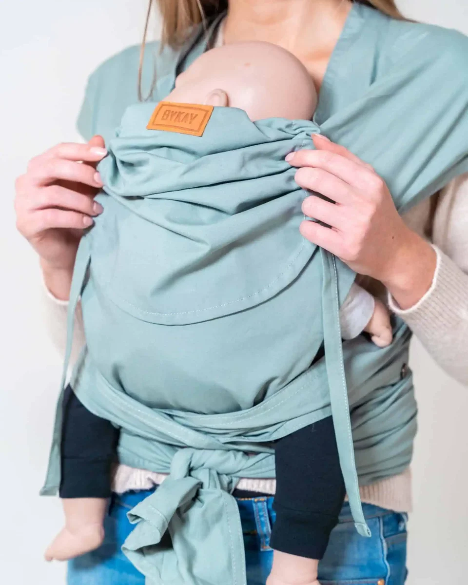 Mei Tai Deluxe Minty Grey - Afbeelding 4