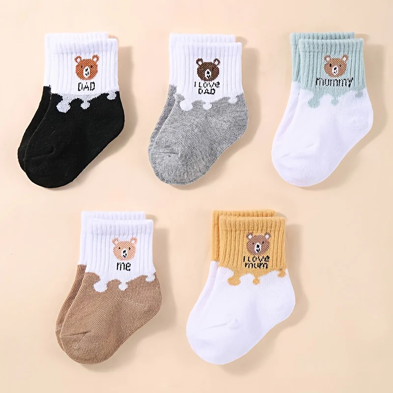 5 Paar Baby Sokken | Laag Snit Rekbare Enkelsokken Voor Baby's - Afbeelding 9