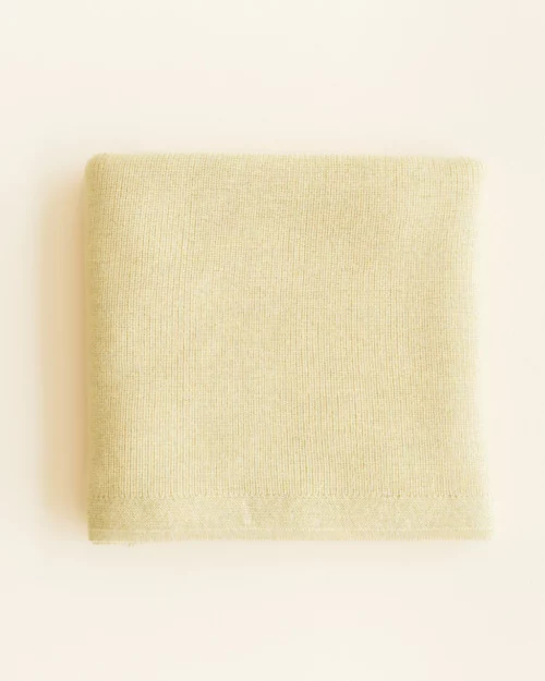 Deken Felix Light Yellow – Hvid