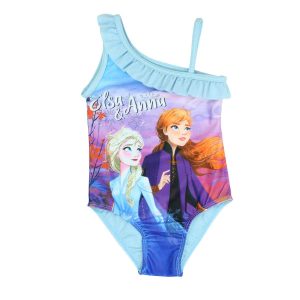 Frozen Badpak – Blauw – Zwempak met Anna en Elsa