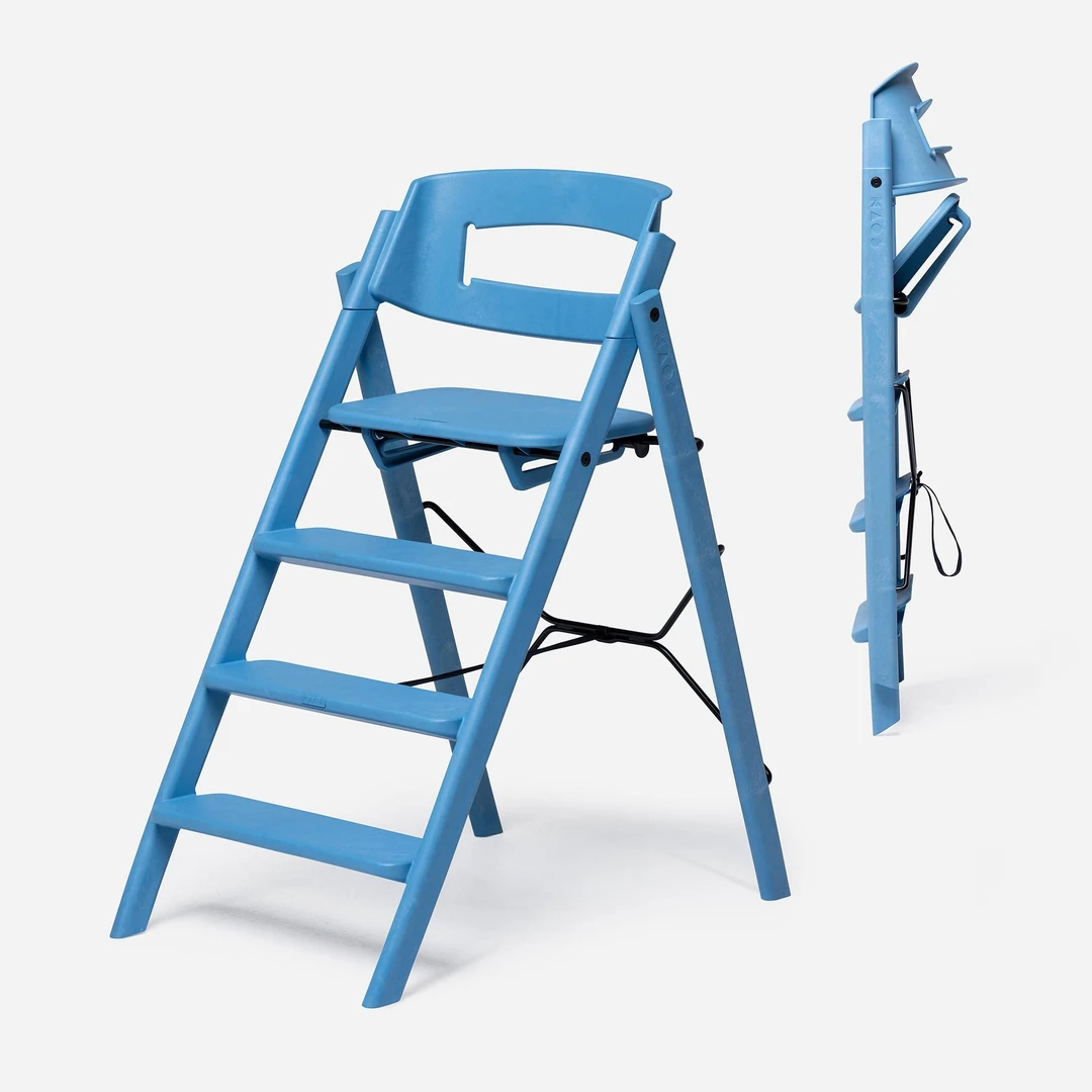 Klapp Recycled plooibare eetstoel – Swedish Blue – Kaos - Afbeelding 2