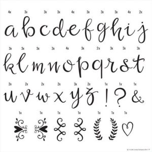 Letter pack script letters – A little lovely company