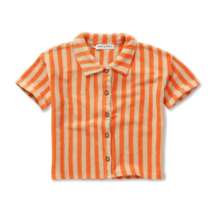 Loose shirt stripes – sesame – Sproet & Sprout