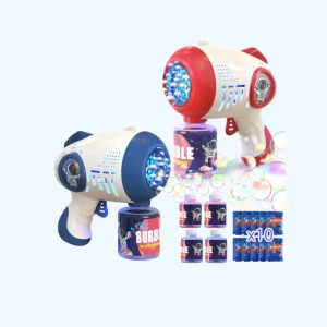 Eaglestone 2 Bubble Gun - Lichtgevende Blazer met 8 Gaten en 4 Navullingen, Buiten Feest Speelgoed