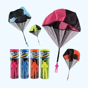 Parachute Speelgoed met Figuren | Gooi- en Buitenspeelgoed, Cadeau voor Pasen Kerst Halloween