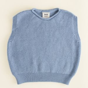 Vest Harvey – Light blue – Hvid