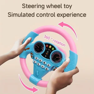 Interactief Speelgoedstuur voor Kinderen vanaf 3 Jaar - Auto Simulator met Licht en Geluid voor Jongens en Meisjes - Educatief Cadeau voor Peuters en Kleuters